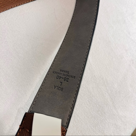 CALVIN KLEIN belt in brown color business casual faux leather - Picture 6 of 8